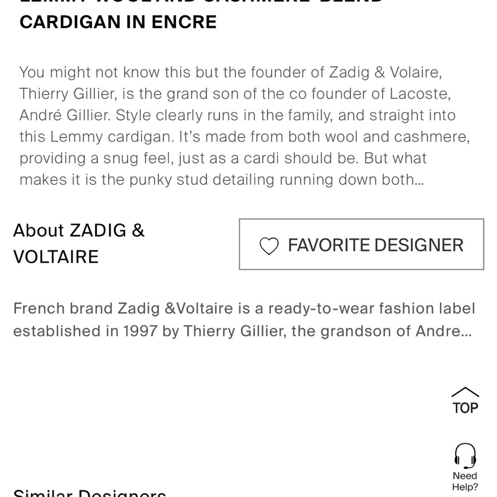 Zadig & Voltaire Cashmere Cardigan - Picture 12 of 13